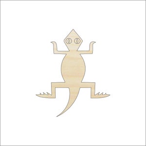 Lizard - Laser Cut Out Unfinished Wood Craft Shape REP43 Lizard - Laser Cut Out Unfinished Wood Craft Shape REP43