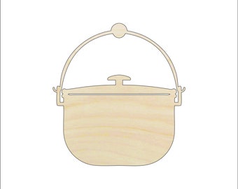Container Pot - Laser Cut Out Unfinished Wood Craft Shape TRP66 Container Pot - Laser Cut Out Unfinished Wood Craft Shape TRP66