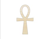 Ankh - Laser Cut Out Unfinished Wood Craft Shape WLD56 Ankh - Laser Cut Out Unfinished Wood Craft Shape WLD56