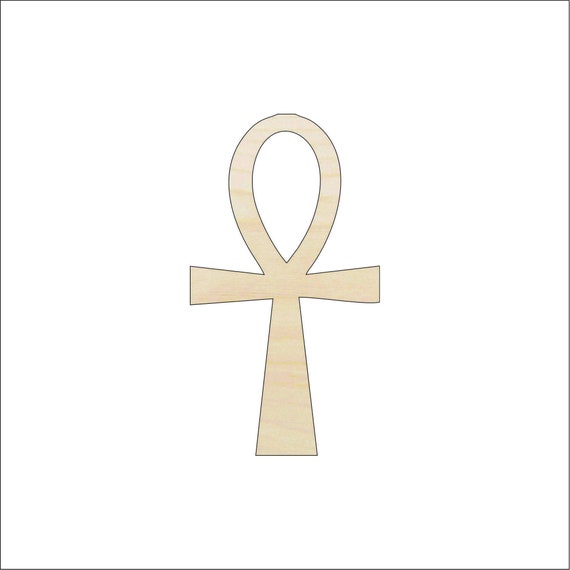 Ankh - Laser Cut Out Unfinished Wood Craft Shape WLD56 Ankh - Laser Cut Out Unfinished Wood Craft Shape WLD56