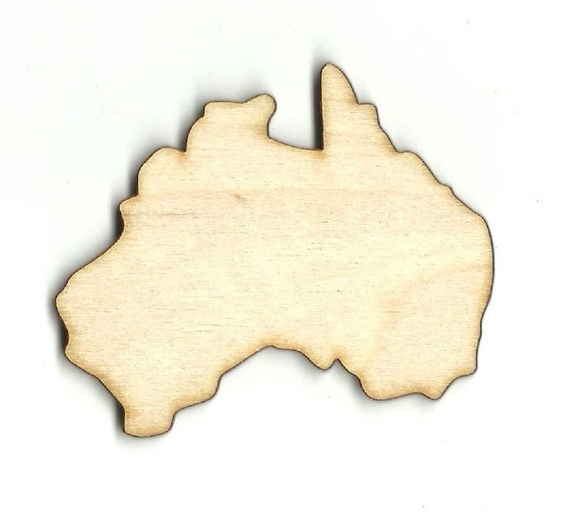 Australia Laser Cut Out Unfinished Wood