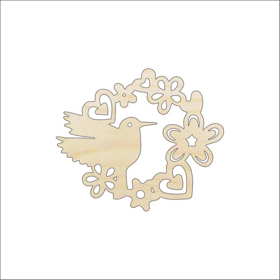 Bird - Laser Cut Out Unfinished Wood Craft Shape BRD144 Bird - Laser Cut Out Unfinished Wood Craft Shape BRD144