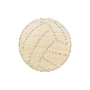 Sport Volleyball - Laser Cut Out Unfinished Wood Craft Shape SPT245 Sport Volleyball - Laser Cut Out Unfinished Wood Craft Shape SPT245