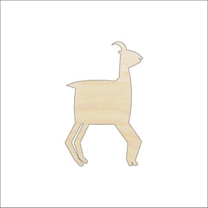 Goat - Laser Cut Out Unfinished Wood Craft Shape SHP32 Goat - Laser Cut Out Unfinished Wood Craft Shape SHP32