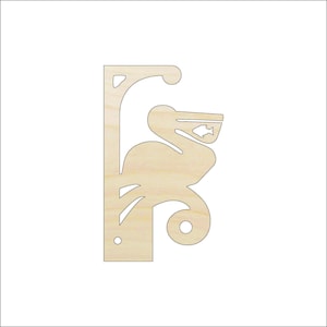 Shelf Bracket Pelican Bird - Laser Cut Out Unfinished Wood Craft Shape SHLF9 Shelf Bracket Pelican Bird - Laser Cut Out Unfinished Wood Craft Shape SHLF9