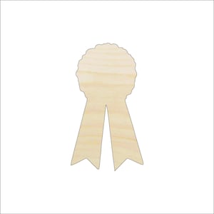 Badge - Laser Cut Out Unfinished Wood Craft Shape BDG17 Badge - Laser Cut Out Unfinished Wood Craft Shape BDG17