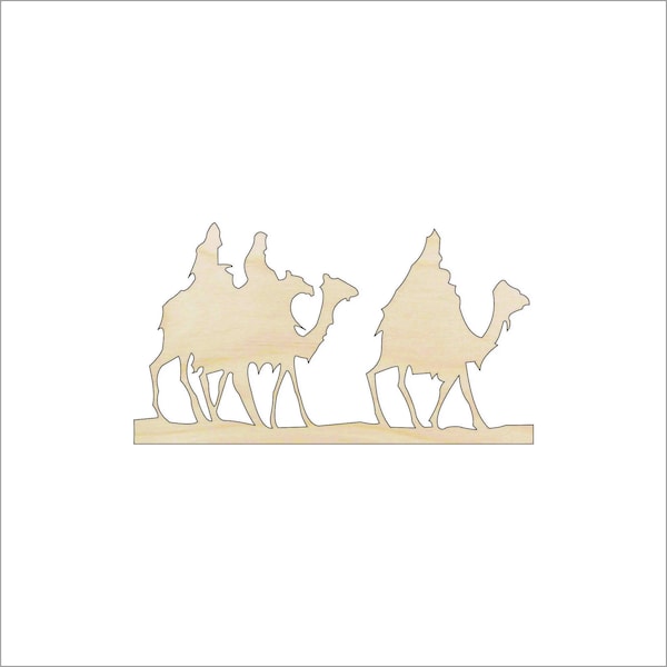 People Wise Men - Laser Cut Out Unfinished Wood Shape Craft Supply XMS144