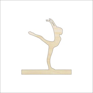 Sport Gymnastics - Laser Cut Out Unfinished Wood Craft Shape SPT269 Sport Gymnastics - Laser Cut Out Unfinished Wood Craft Shape SPT269