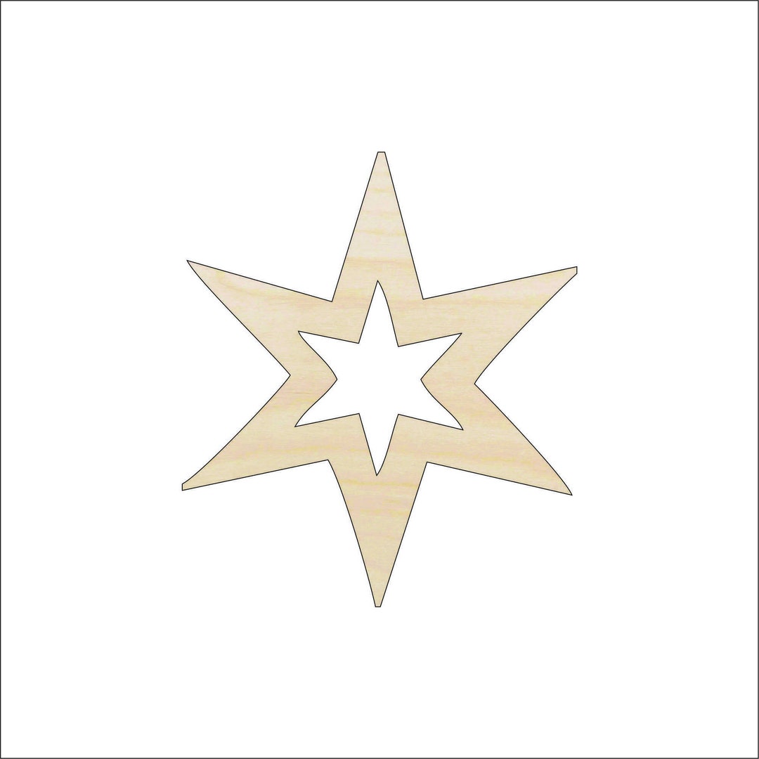 Snowflake - Laser Cut Out Unfinished Wood Craft Shape SNW63 Snowflake - Laser Cut Out Unfinished Wood Craft Shape SNW63