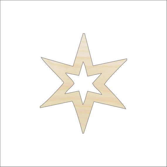 Snowflake - Laser Cut Out Unfinished Wood Craft Shape SNW63 Snowflake - Laser Cut Out Unfinished Wood Craft Shape SNW63