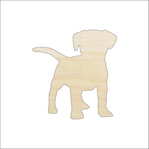 Dog - Laser Cut Out Unfinished Wood Craft Shape DOG35 Dog - Laser Cut Out Unfinished Wood Craft Shape DOG35
