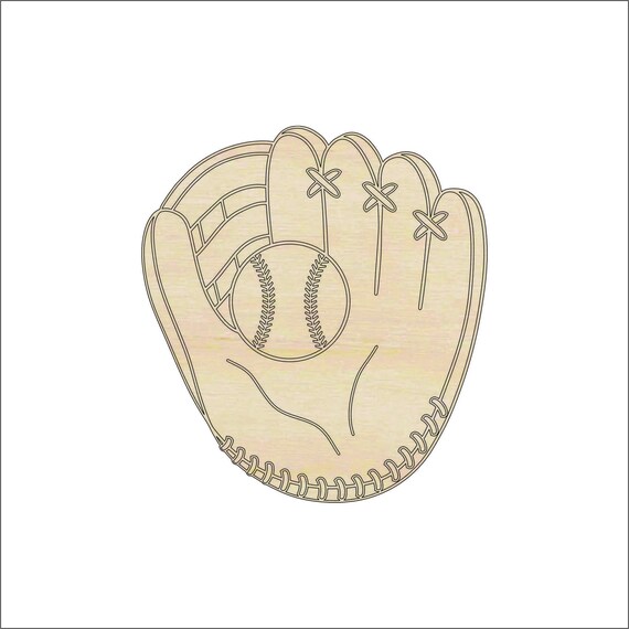 Sport Baseball - Laser Cut Out Unfinished Wood Craft Shape SPT153 Sport Baseball - Laser Cut Out Unfinished Wood Craft Shape SPT153