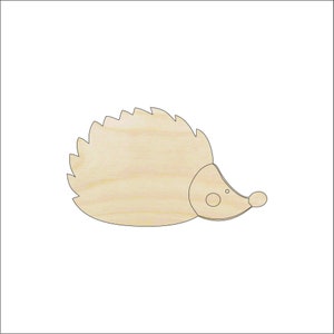Hedgehog - Laser Cut Out Unfinished Wood Craft Shape ANML23 Hedgehog - Laser Cut Out Unfinished Wood Craft Shape ANML23