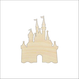 Building Castle - Laser Cut Out Unfinished Wood Craft Shape BLD90 Building Castle - Laser Cut Out Unfinished Wood Craft Shape BLD90