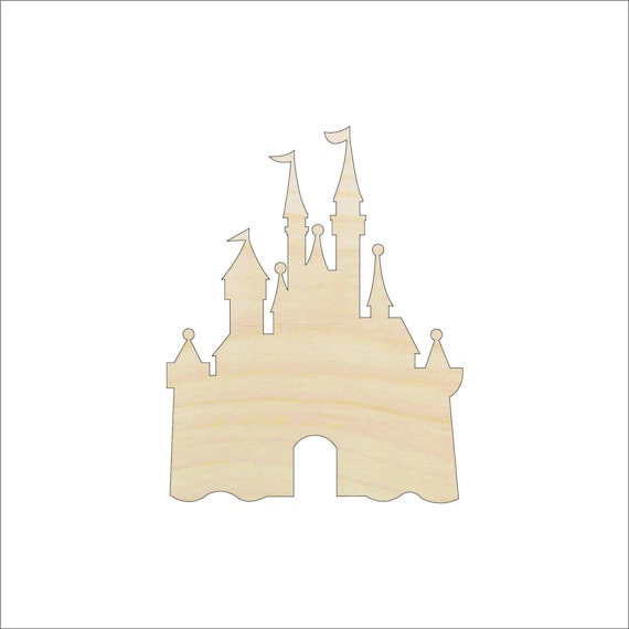 Building Castle - Laser Cut Out Unfinished Wood Craft Shape BLD90 Building Castle - Laser Cut Out Unfinished Wood Craft Shape BLD90