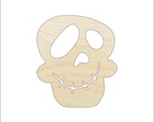 Skull - Laser Cut Out Unfinished Wood Craft Shape SKL29 Skull - Laser Cut Out Unfinished Wood Craft Shape SKL29