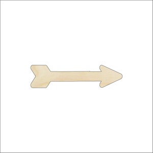 Arrow - Laser Cut Out Unfinished Wood Craft Shape ARW4 Arrow - Laser Cut Out Unfinished Wood Craft Shape ARW4
