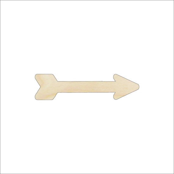 Arrow - Laser Cut Out Unfinished Wood Craft Shape ARW4 Arrow - Laser Cut Out Unfinished Wood Craft Shape ARW4