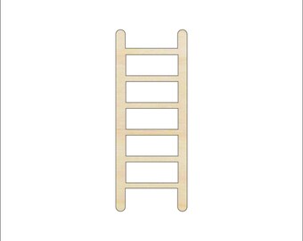 Building Ladder - Laser Cut Out Unfinished Wood Craft Shape BLD128 Building Ladder - Laser Cut Out Unfinished Wood Craft Shape BLD128