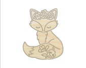 Fox - Laser Cut Out Unfinished Wood Craft Shape FOX18 Fox - Laser Cut Out Unfinished Wood Craft Shape FOX18