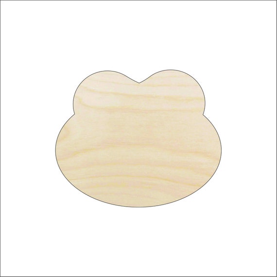 Frog - Laser Cut Out Unfinished Wood Craft Shape FRG13 Frog - Laser Cut Out Unfinished Wood Craft Shape FRG13