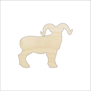Sheep - Laser Cut Out Unfinished Wood Craft Shape SHP31 Sheep - Laser Cut Out Unfinished Wood Craft Shape SHP31