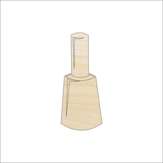 Beauty Nail Polish - Laser Cut Out Unfinished Wood Craft Shape BTY12 Beauty Nail Polish - Laser Cut Out Unfinished Wood Craft Shape BTY12