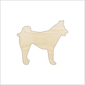 Dog - Laser Cut Out Unfinished Wood Craft Shape DOG21 Dog - Laser Cut Out Unfinished Wood Craft Shape DOG21