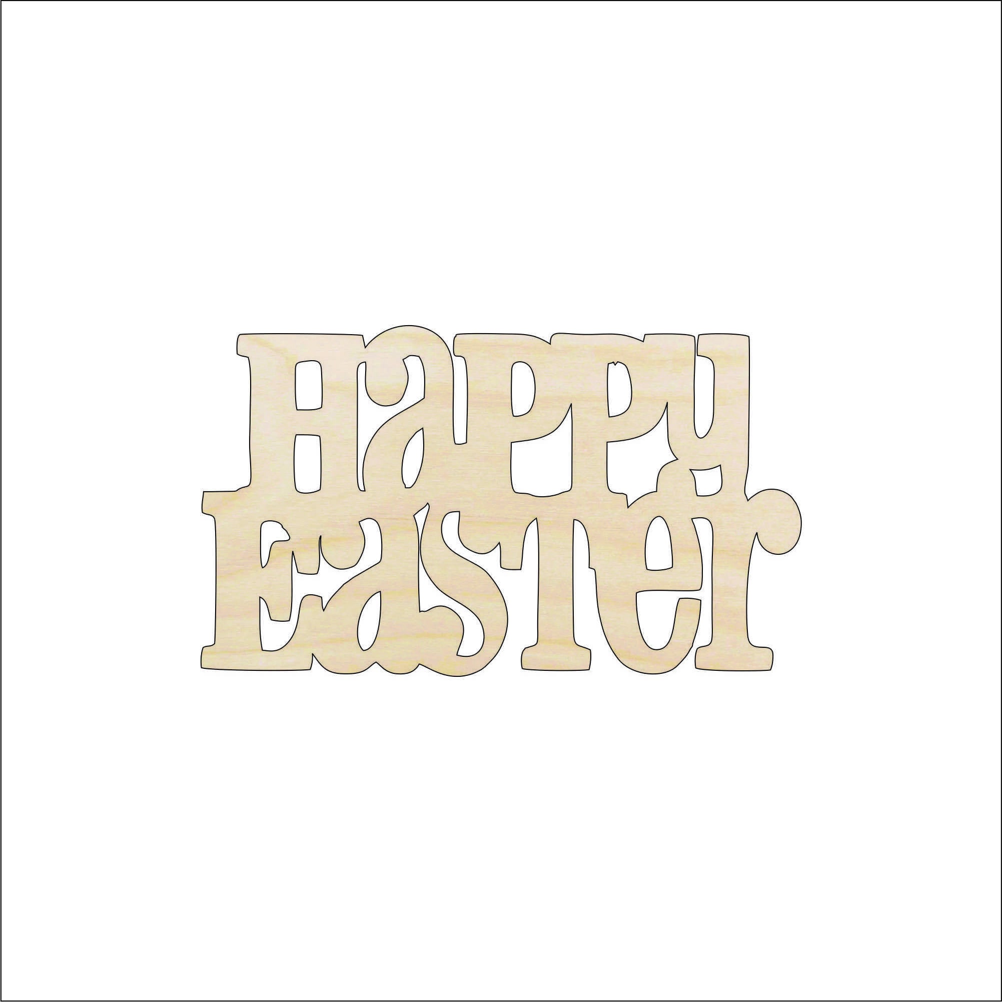 Easter Egg - Laser Cut Out Unfinished Wood Craft Shape ESR35 Easter Egg - Laser Cut Out Unfinished Wood Craft Shape ESR35