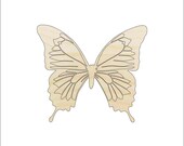 Butterfly - Laser Cut Out Unfinished Wood Craft Shape BUG15 Butterfly - Laser Cut Out Unfinished Wood Craft Shape BUG15