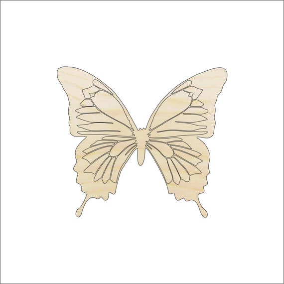 Butterfly - Laser Cut Out Unfinished Wood Craft Shape BUG15 Butterfly - Laser Cut Out Unfinished Wood Craft Shape BUG15