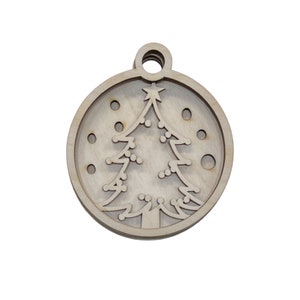 3D Ornament Tree 4 Pieces Laser Cut Out Unfinished ORN66 3D Ornament Tree 4 Pieces Laser Cut Out Unfinished ORN66