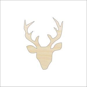 Deer - Laser Cut Out Unfinished Wood Craft Shape DER2 Deer - Laser Cut Out Unfinished Wood Craft Shape DER2