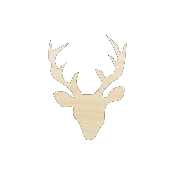 Deer - Laser Cut Out Unfinished Wood Craft Shape DER39 Deer - Laser Cut Out Unfinished Wood Craft Shape DER39