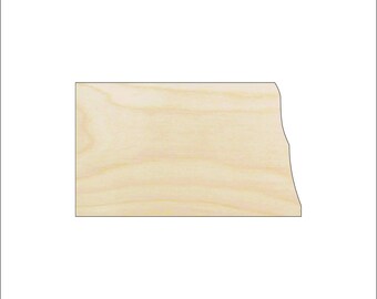 State North Dakota - Laser Cut Out Unfinished Wood Craft Shape STAT82 State North Dakota - Laser Cut Out Unfinished Wood Craft Shape STAT82