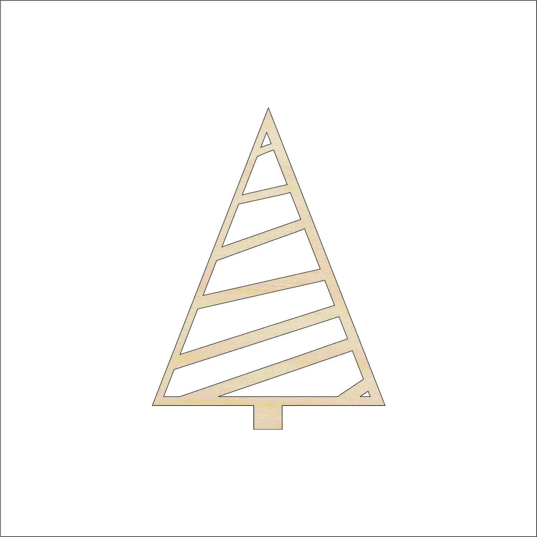 Tree - Laser Cut Out Unfinished Wood Craft Shape TRE147 Tree - Laser Cut Out Unfinished Wood Craft Shape TRE147