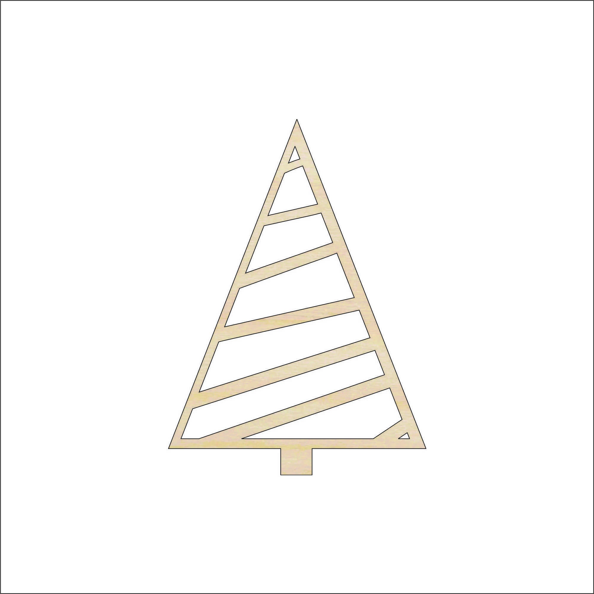 Tree - Laser Cut Out Unfinished Wood Craft Shape TRE147 Tree - Laser Cut Out Unfinished Wood Craft Shape TRE147