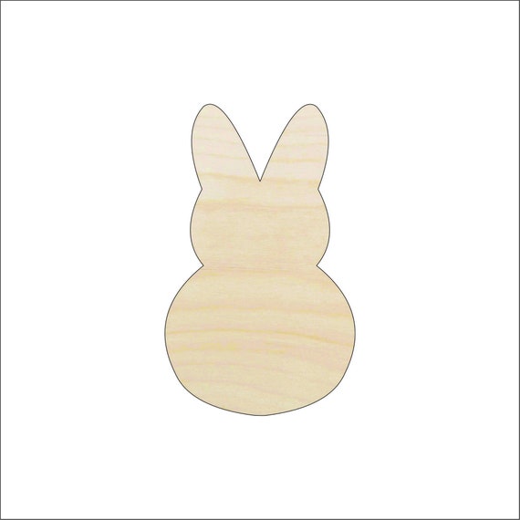 Bunny - Laser Cut Out Unfinished Wood Craft Shape BNY20 Bunny - Laser Cut Out Unfinished Wood Craft Shape BNY20