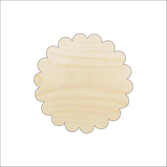 Flower - Laser Cut Out Unfinished Wood Craft Shape FLR31 Flower - Laser Cut Out Unfinished Wood Craft Shape FLR31
