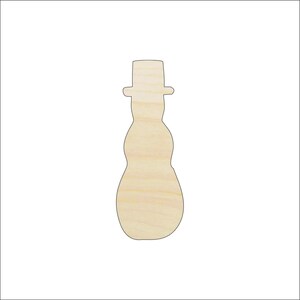 Snowman - Laser Cut Out Unfinished Wood Craft Shape XMS121 Snowman - Laser Cut Out Unfinished Wood Craft Shape XMS121