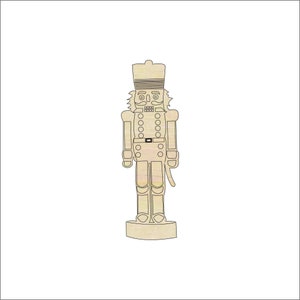 Nutcracker - Laser Cut Out Unfinished Wood Craft Shape XMS134 Nutcracker - Laser Cut Out Unfinished Wood Craft Shape XMS134