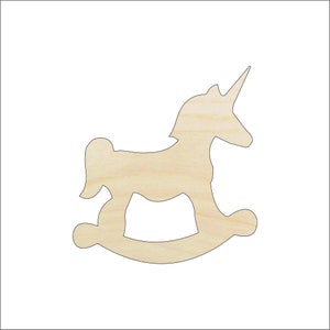Word Unicorns - Laser Cut Out Unfinished Wood Craft Shape MYTH140 Word Unicorns - Laser Cut Out Unfinished Wood Craft Shape MYTH140