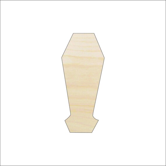 Coffin - Laser Cut Out Unfinished Wood Craft Shape FAL96 Coffin - Laser Cut Out Unfinished Wood Craft Shape FAL96