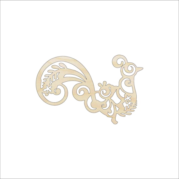 Bird Partridge - Laser Cut Out Unfinished Wood Craft Shape BRD3 Bird Partridge - Laser Cut Out Unfinished Wood Craft Shape BRD3