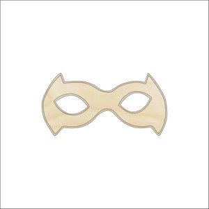 Mask - Laser Cut Out Unfinished Wood Craft Shape MSK15 Mask - Laser Cut Out Unfinished Wood Craft Shape MSK15