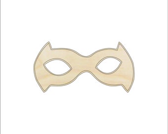 Mask - Laser Cut Out Unfinished Wood Craft Shape MSK15 Mask - Laser Cut Out Unfinished Wood Craft Shape MSK15