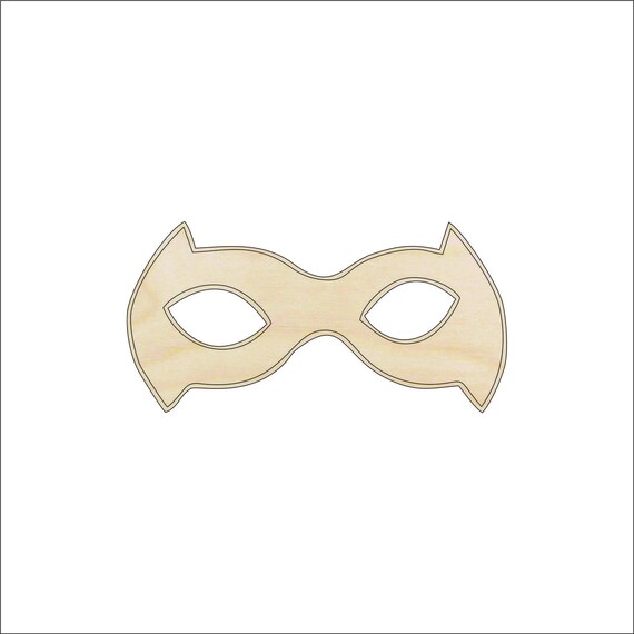 Mask - Laser Cut Out Unfinished Wood Craft Shape MSK15 Mask - Laser Cut Out Unfinished Wood Craft Shape MSK15