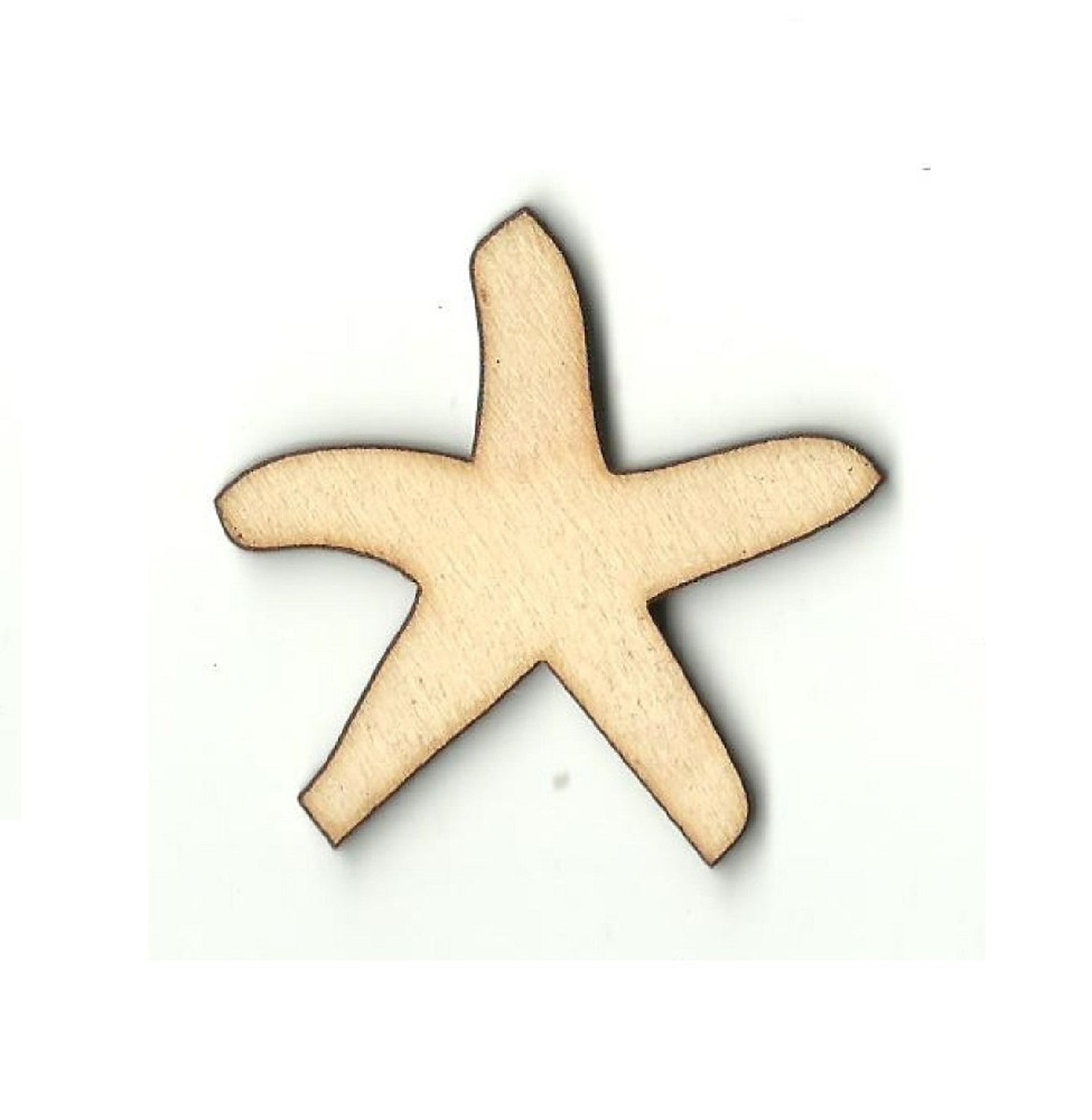 Starfish Laser Cut Out Unfinished Wood Shape Craft Supply Etsy