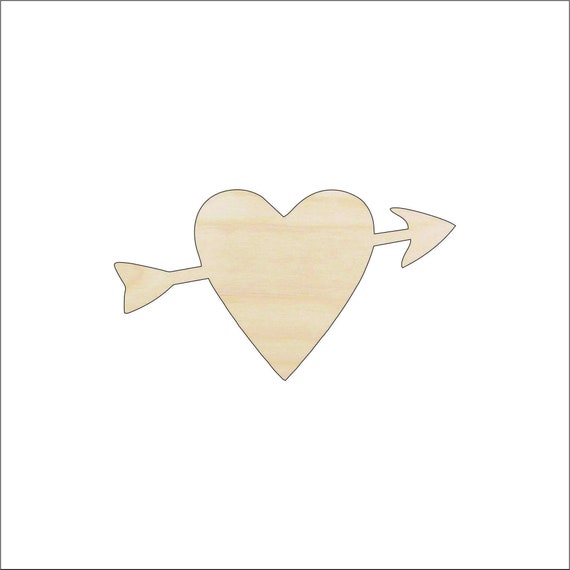 Heart - Laser Cut Out Unfinished Wood Craft Shape VAL20 Heart - Laser Cut Out Unfinished Wood Craft Shape VAL20