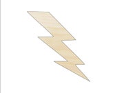 Sky Lightning Bolt - Laser Cut Out Unfinished Wood Craft Shape SKY28 Sky Lightning Bolt - Laser Cut Out Unfinished Wood Craft Shape SKY28